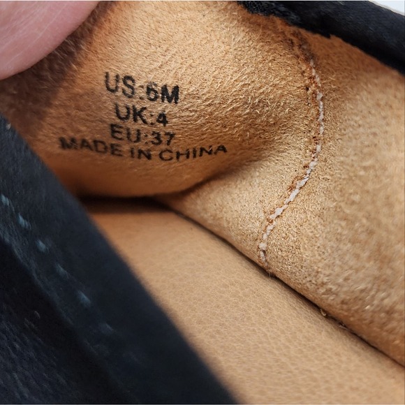 New Black Espadrille Ballet Flats Womens Black Cushion Comfort Slipons Size 6 - Picture 11 of 12